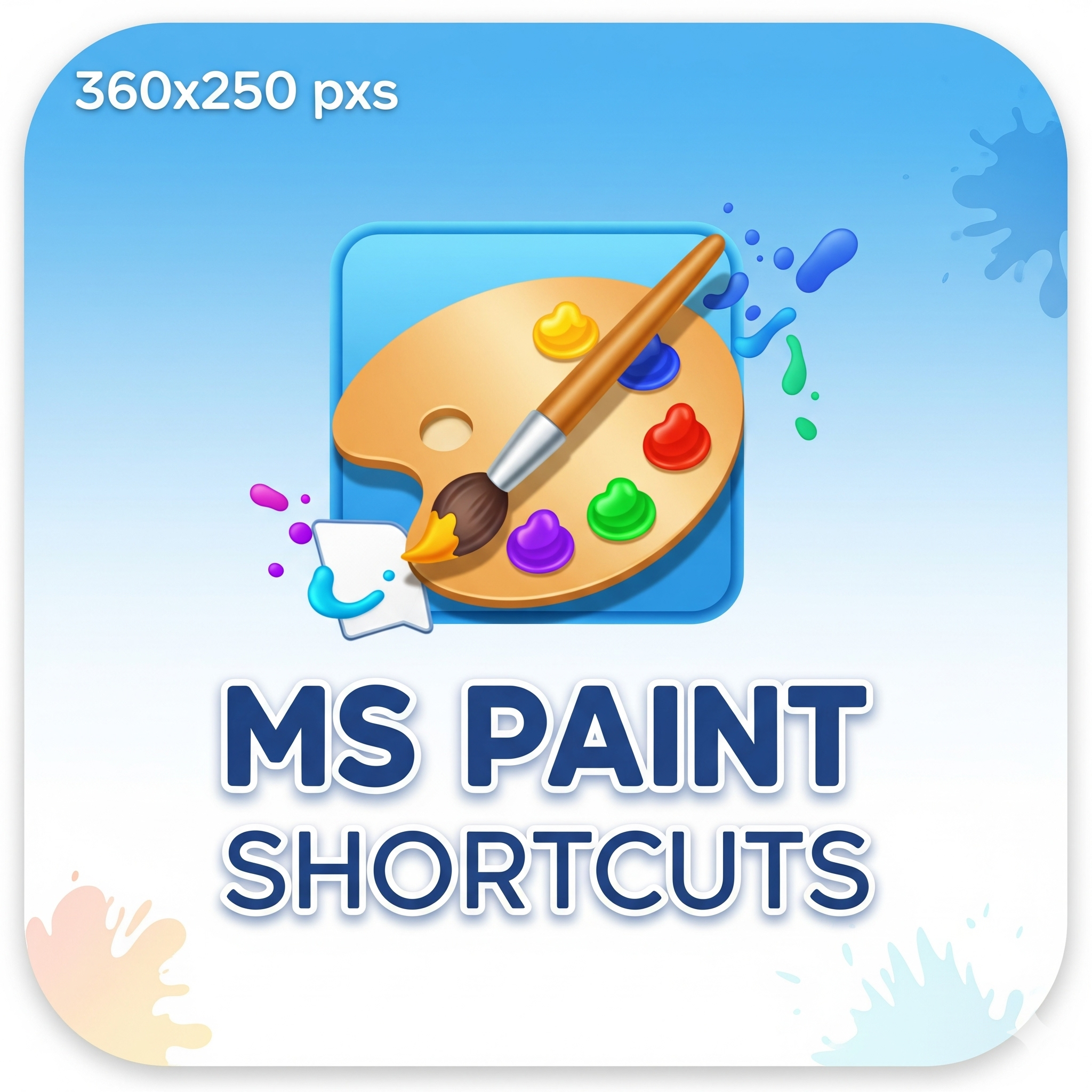 MS Paint Shortcuts E-book